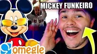 IMITANDO O MICKEY MOUSE NO OMEGLE! (Cantando Funk)