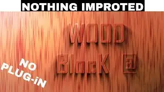 Realistic Wood Animation A2Z After Effects Tutorials, No Plugin.