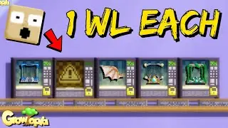 Selling Expensive items for 1WL (Not Clickbait) || Growtopia Funny