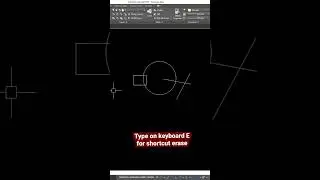 Shortcut keyboard autocad for erase 