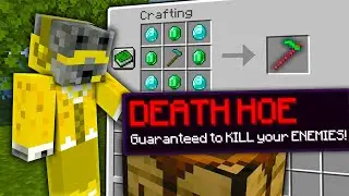 Minecraft Manhunt, But There's Custom Hoes...