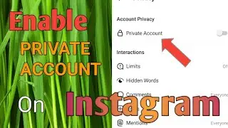 How to make your instagram account private || private account and public account on instagram