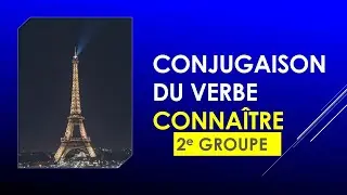 Verb "connaître" (to know) conjugated in 8 common tenses