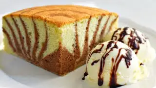 How to make Soft and Fluffy Zebra Sponge Cake/Moist zebra sponge cake recipe