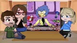 Inside Out 2 React to - Riley and her parents on Riley Panic Attack | Gacha life |