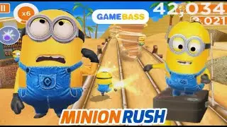 Minion Rush Jump over obstacles at Pyramids - #RovioGamerz