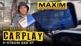 ⚡Instalando un carplay MAXIM en una V-strom 650 XT⚡