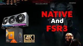 Senua's Saga Hellblade II | AMD 7800X3D & 7900XTX | 4K Native & FSR3 Quality Benchmark
