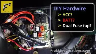 How to hardwire Dash cam, Radar detector, HUD, CarPlay, Android Auto, USB port to your car