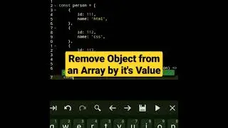 remove object from an array by it's value | javascript tutorial 
