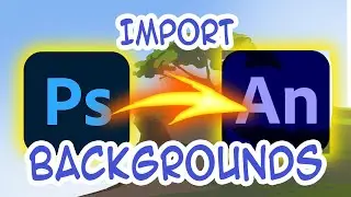 How to import Backgrounds into Adobe Animate CC