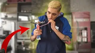 FIZ UM NARGUILE COM PASTA DE DENTE *faça em casa*