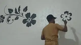 رسم استنسل على الحائط 2021