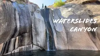 This canyon with natural waterslides and waterfall rappels might be the most fun we've had outdoors