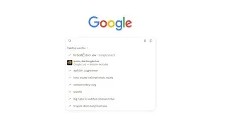 how to remove search suggestions on Google