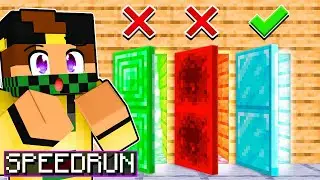 MINECRAFT SPEEDRUN MA NON SCEGLIERE LA PORTA SBAGLIATA