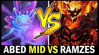 when ABED Mid vs RAMZES666 — Forcestaff Puck vs Shadow Fiend Dota2