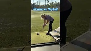 I took momma to TopGolf for the first time! 😂 