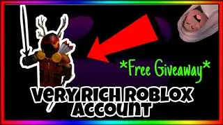 Giving away very rich roblox account