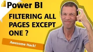 Power BI how to un-filter a Single Page