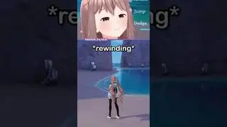 Cheating on Genshin with Tower of Fantasy be like… #genshinimpact #vtuber