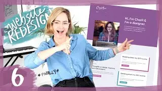 Designing a homepage for my personal website! - Episode 6