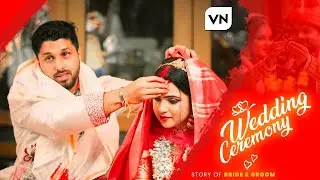 Cinematic Wedding Album Video Editing in VN video editor I Pre wedding video editing in Mobile