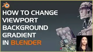 Blender Tip: How to change Viewport Background in Preferences - For beginners