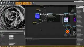 [UE4] Material function Fun - Radial UV distortion