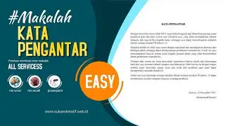 Penulisan Kata Pengantar yang Baik dan Benar