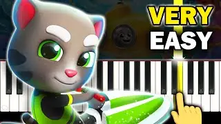 Talking TOM JETSKI 2 - Theme song - VERY EASY Piano tutorial