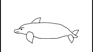 Марусяс. Marusyas. Рисуем с малышами дельфина. Draw with baby dolphin.