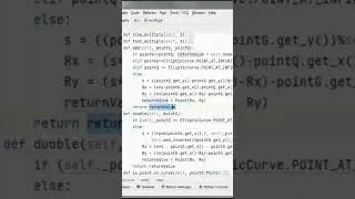 Implementing Elliptic Curve points addition & doubling in Python