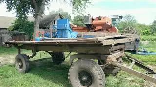 Ремонт причепа 2ПТС-4 до трактора МТЗ 82