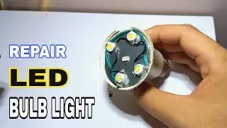 Don't waste! Repair Old LED Bulb Light | Convert to 9V Light