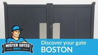Aluminium Gate BOSTON from Mister Gates Direct