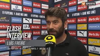 Luís Freire: "Orgulhoso da atitude na 2.ª parte"