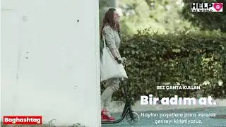 Bir Adım At Bez Çanta Kullan #Baghashtag