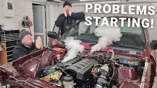 Why Won't My M52 Swapped E30 Run?? [M52B28 BMW E30 Build First Start Problem Solving] 054