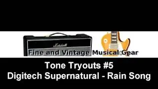Digitech Supernatural Ambient Verb - Example Rain Song
