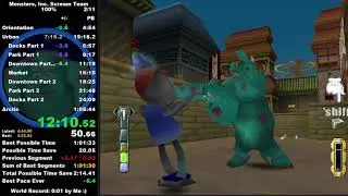 Monsters Inc 100% in 1:07:55