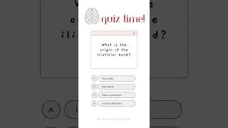Quiz - Iliotibial Band 2 #medicalschool #anatomy #iliotibialband #shorts