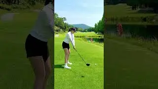 KLPGA 정회원 박송이 프로 필드 드라이버 스윙 #golfswing #투어프로