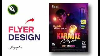 How to Design a Party Flyer  | CorelDraw Tutorial 2023