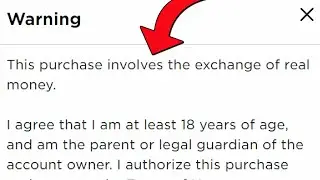 New Roblox Warning Message