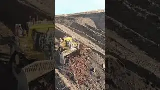 D11 Dozer Material pushing 