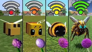 bee with different Wi-Fi in Minecraft