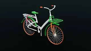 🚴 How I Created a Realistic Bicycle Animation in Blender
