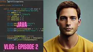 VLOG : episode 2 Apprenons je Java - Les variables #java #tutorial #education #code