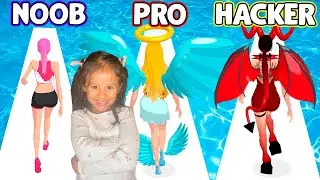 Destiny Run - Simulador Angel o Demonio | Vale Gamer | NOOB vs PRO vs HACKER